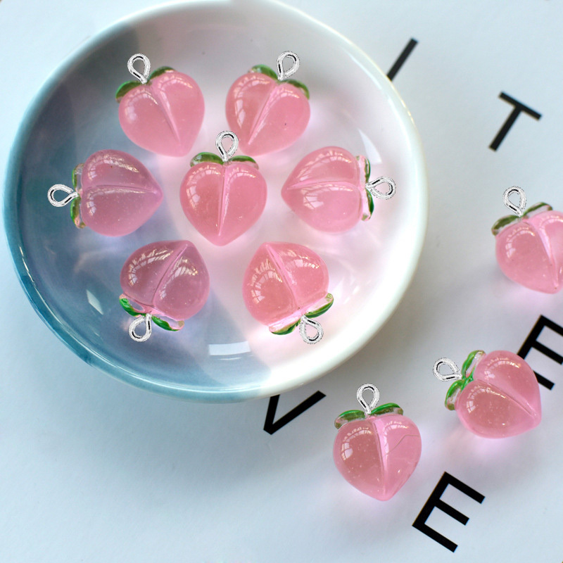 Resin Art Keychain - 10 Piezas Nuevas de Dijes Planos