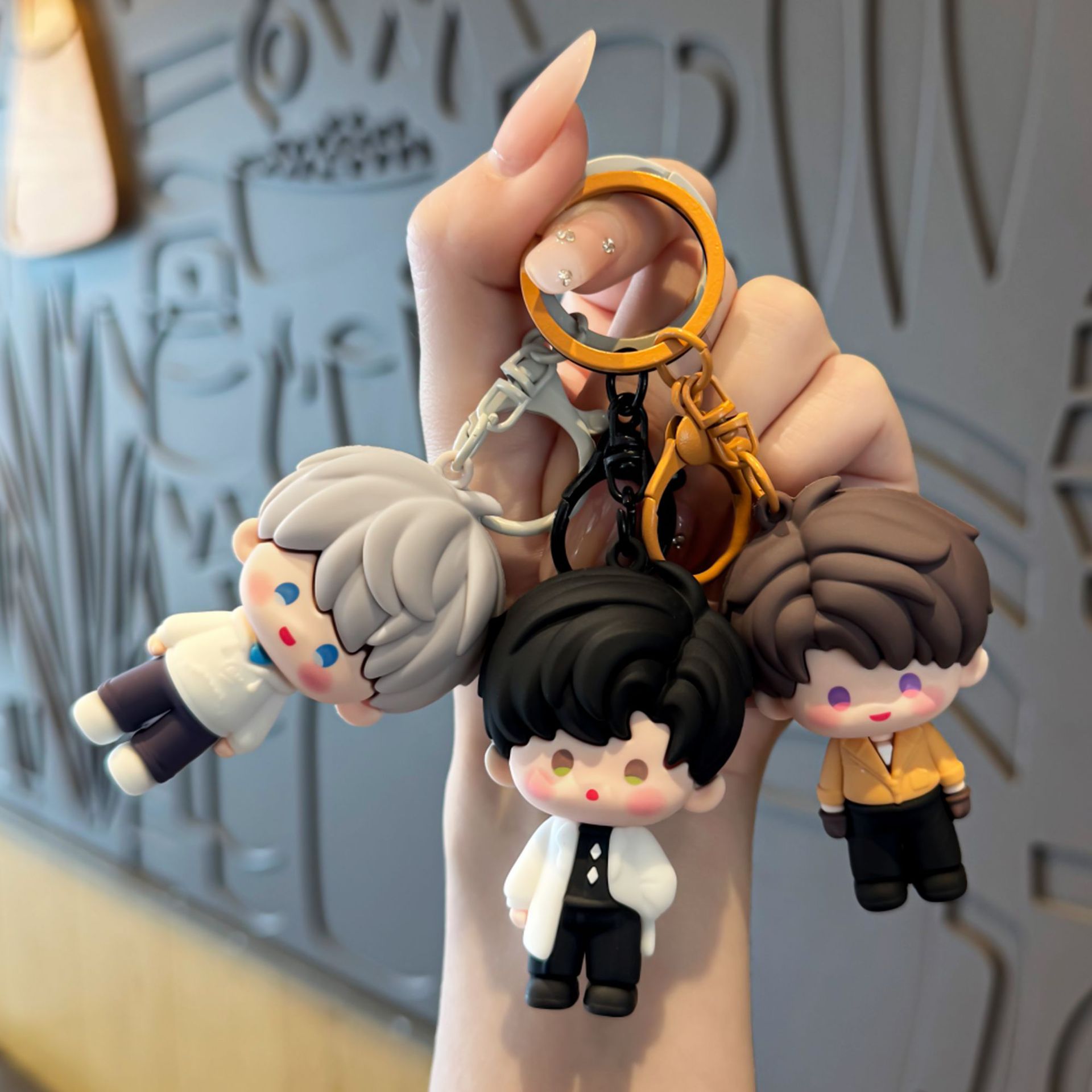 Resin Art Keychain - Llavero de Resina Love and Deepspace