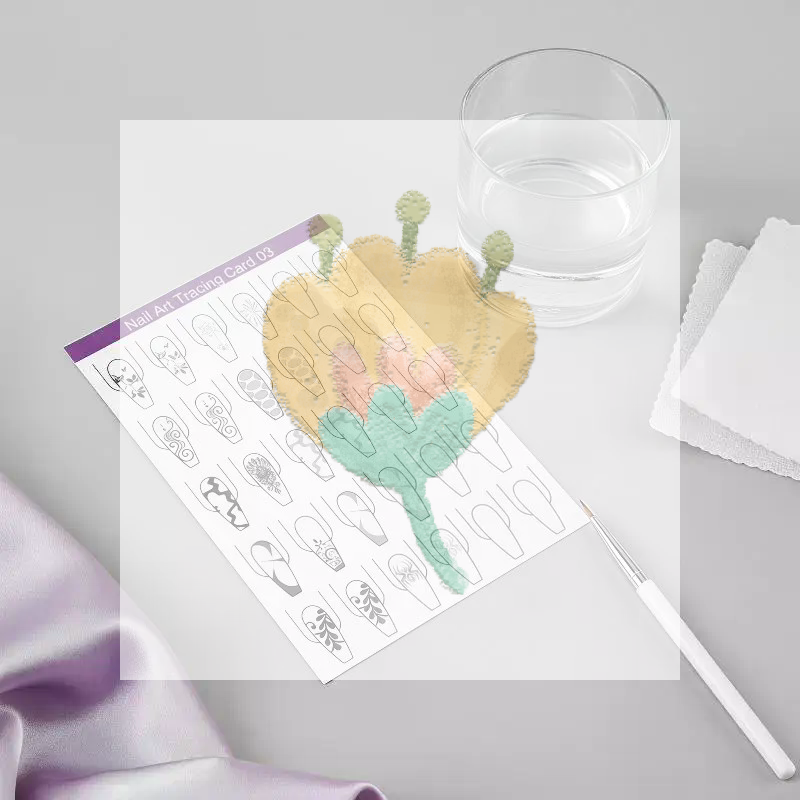 Resin Art Training - Papel de Práctica para Diseño de