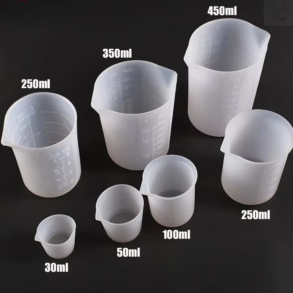 Resin Art Equipment - Taza Medidora de Silicona de 1000ml,