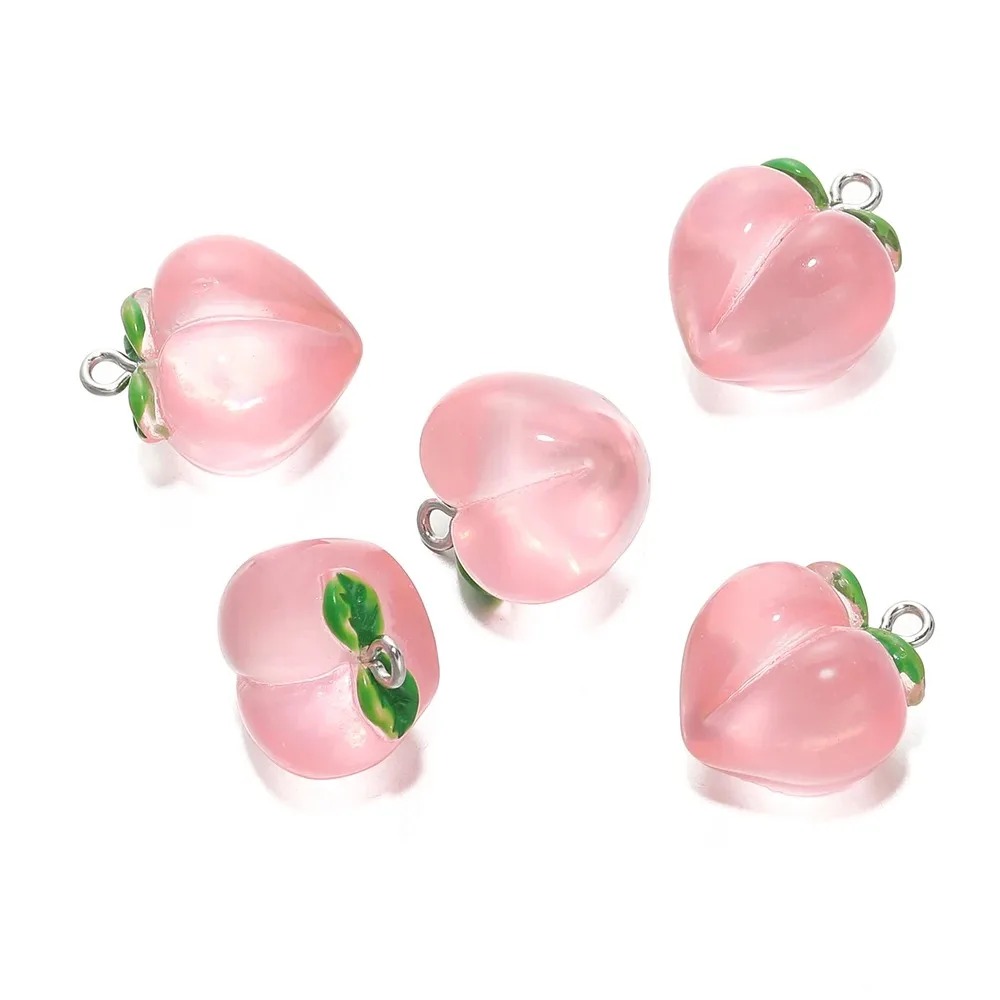 Resin Art Keychain - 10 piezas de dijes de resina