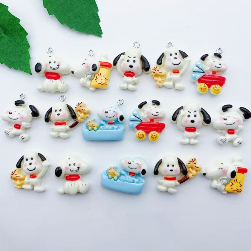Resin Art Handmade - 12 colgantes de resina con forma