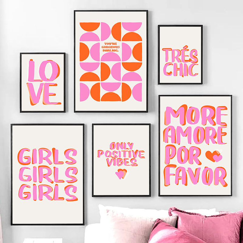 Resin Art And Deco - Pósteres con citas inspiradoras de color