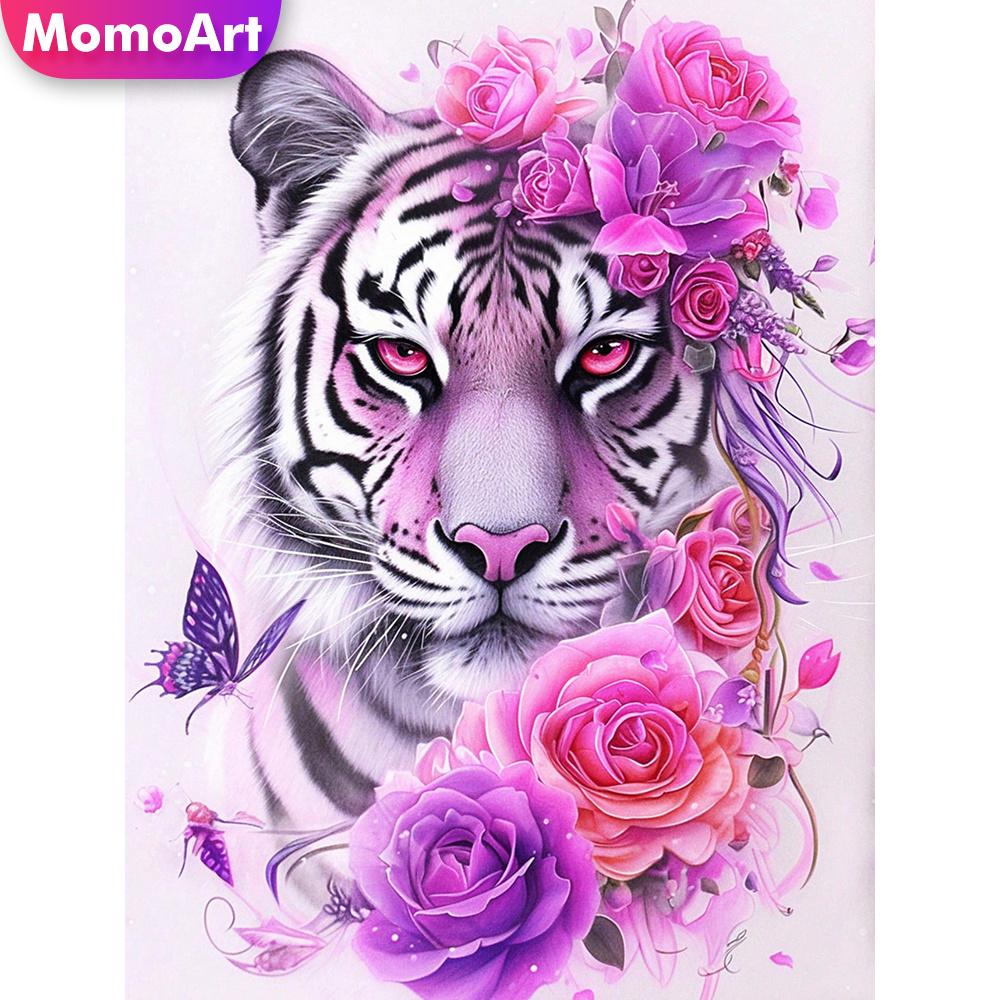 Resin Art With Rose - Momoart Novedad: Pintura de Diamantes de