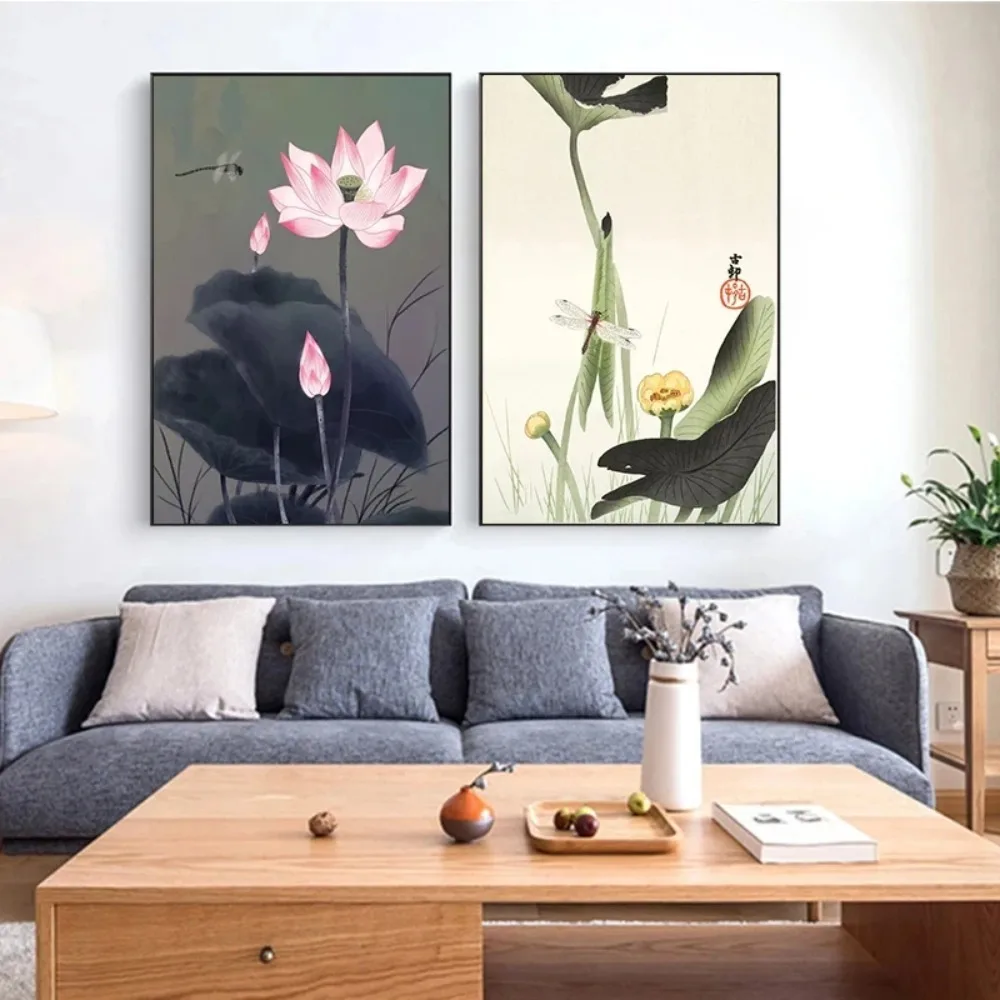 Resin Art Flower - Póster artístico tradicional de estilo Retro