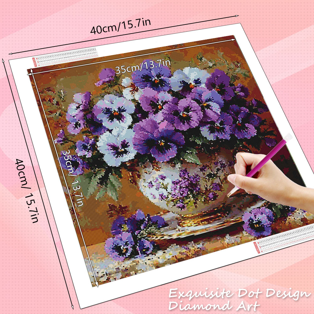 HUACAN-mosaico de diamantes 5D - Resin Art With Rose reseña y precio