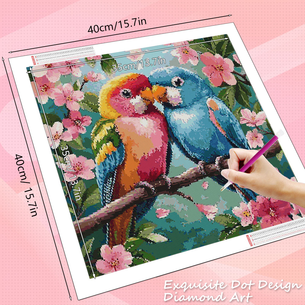 HUACAN-pintura de diamante páj - Resin Art With Rose reseña y precio