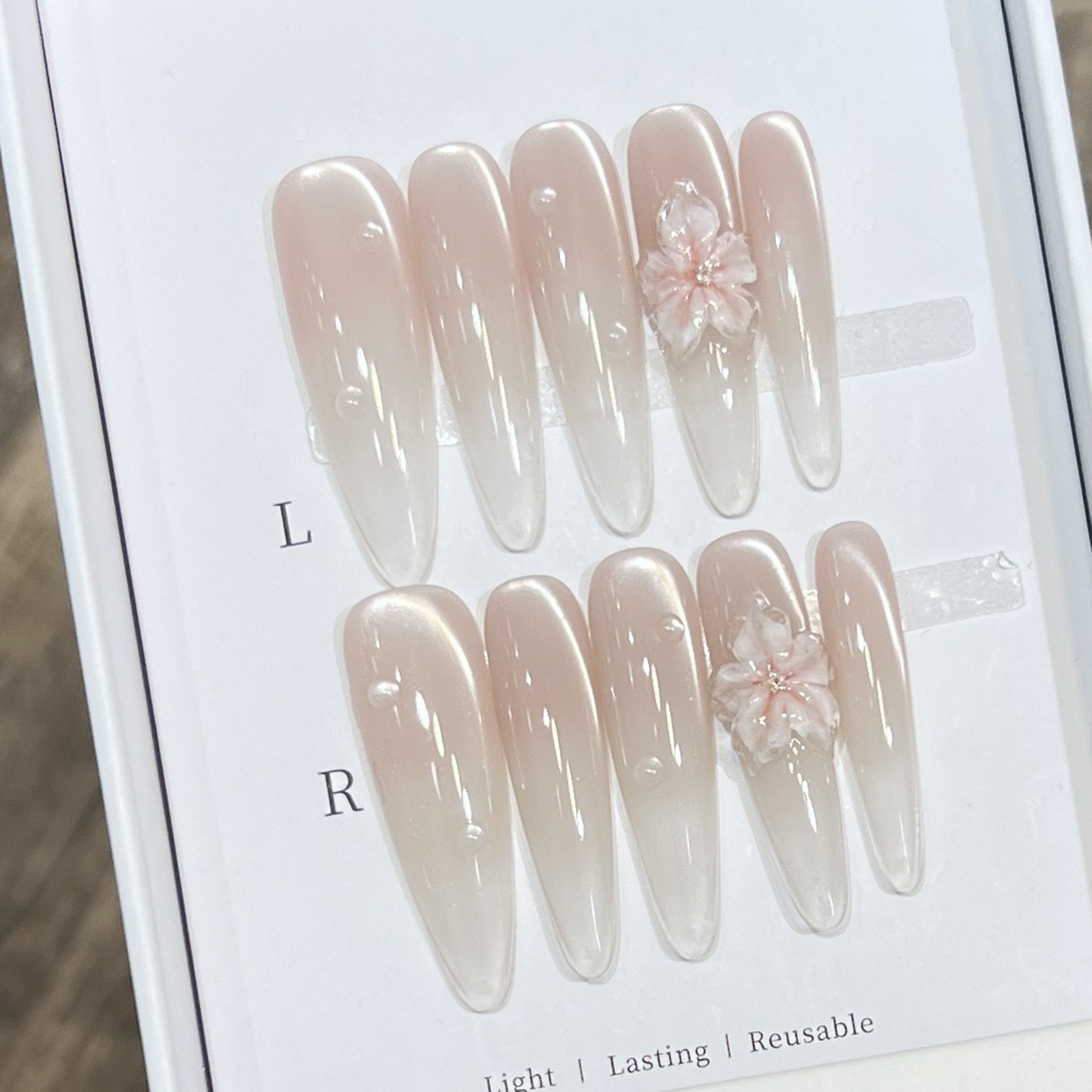 10 Uds. De puntas de uñas post - Resin Art Flower reseña y precio