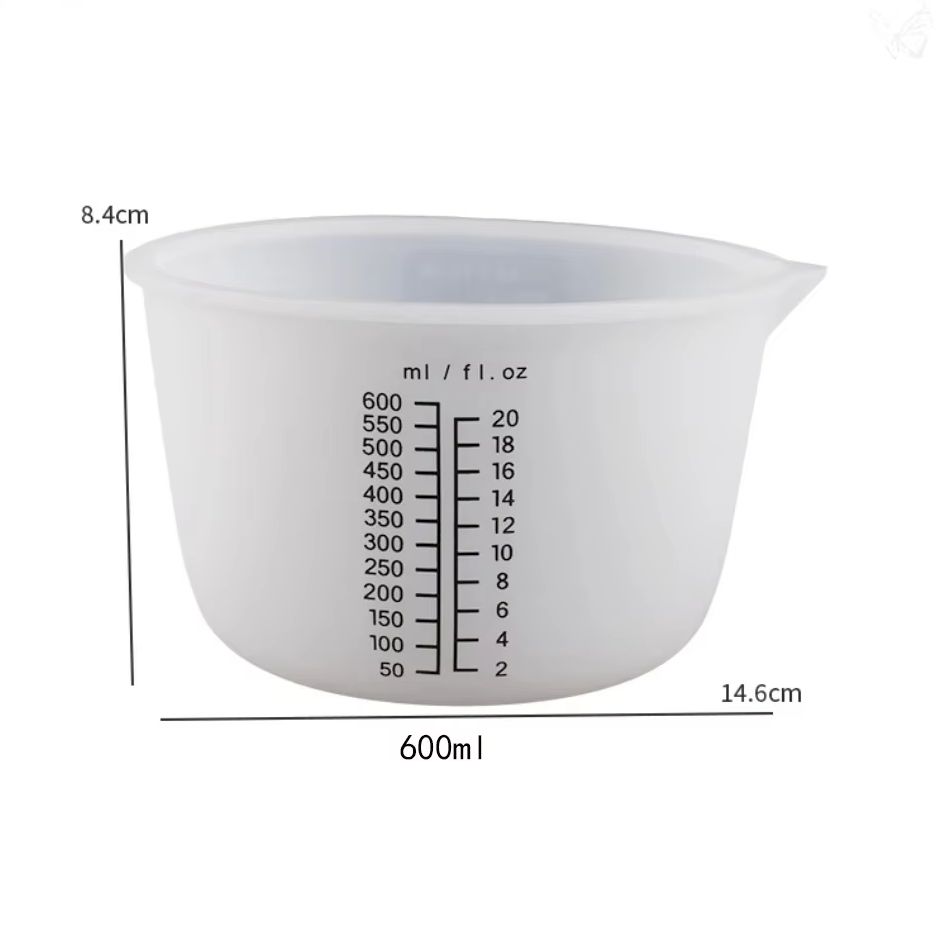 Taza Medidora de Silicona de 1 - Resin Art Equipment reseña y precio