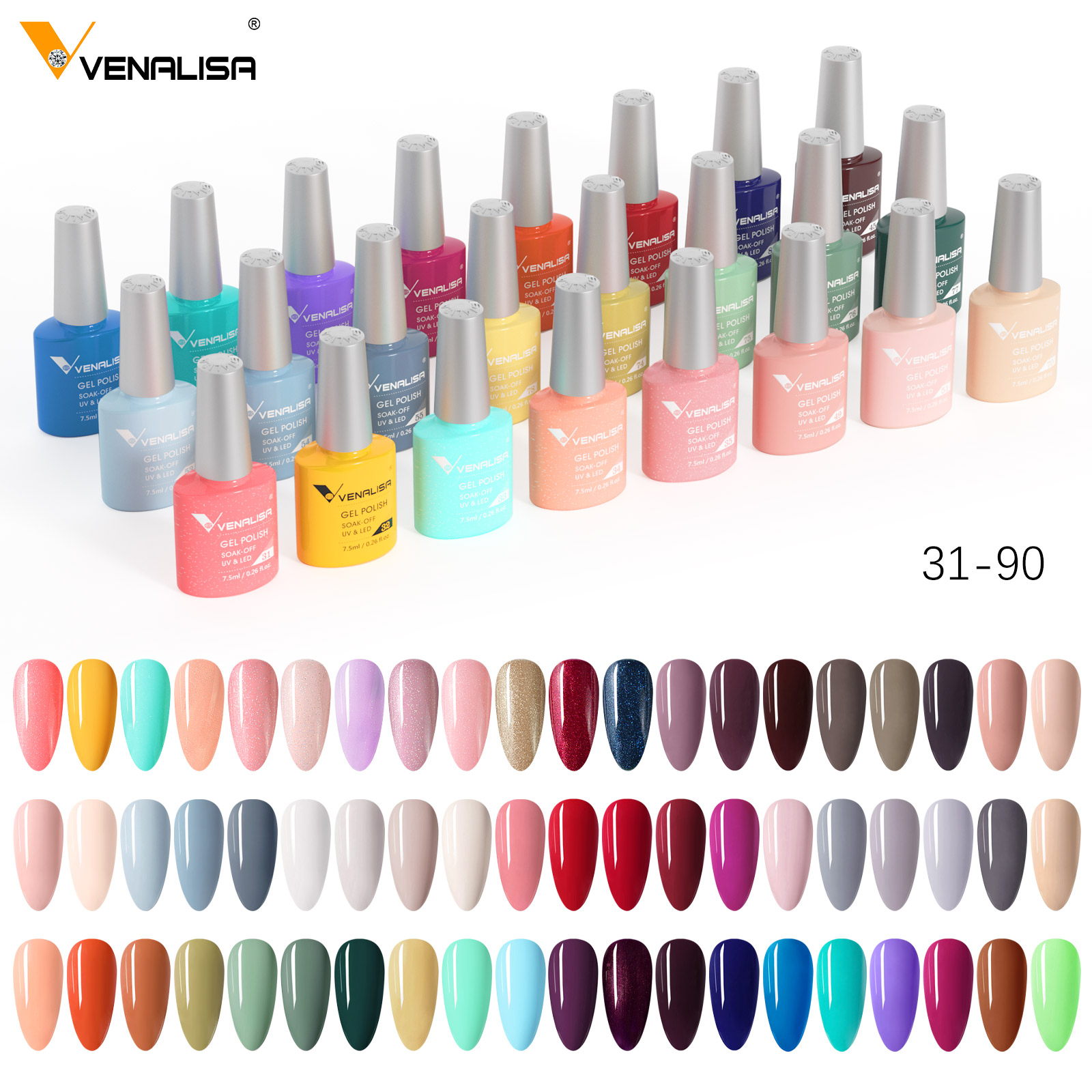VENALISA Esmalte de uñas en ge - Resin Art Training reseña y precio