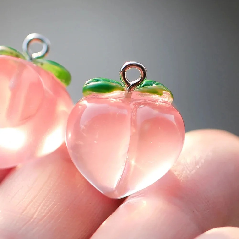 10 piezas de dijes de resina t - Resin Art Keychain reseña y precio