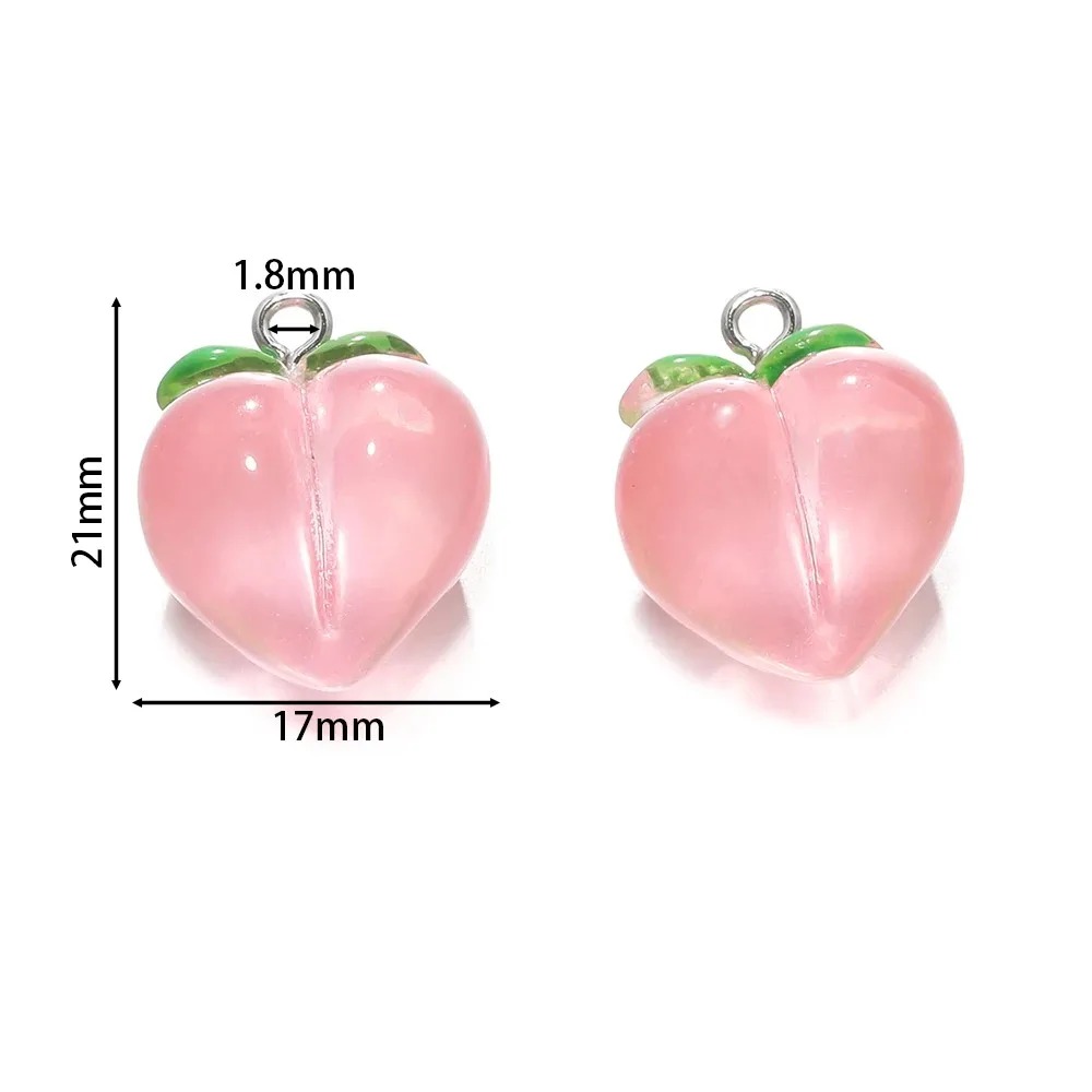 10 piezas de dijes de resina t - Resin Art Keychain reseña y precio