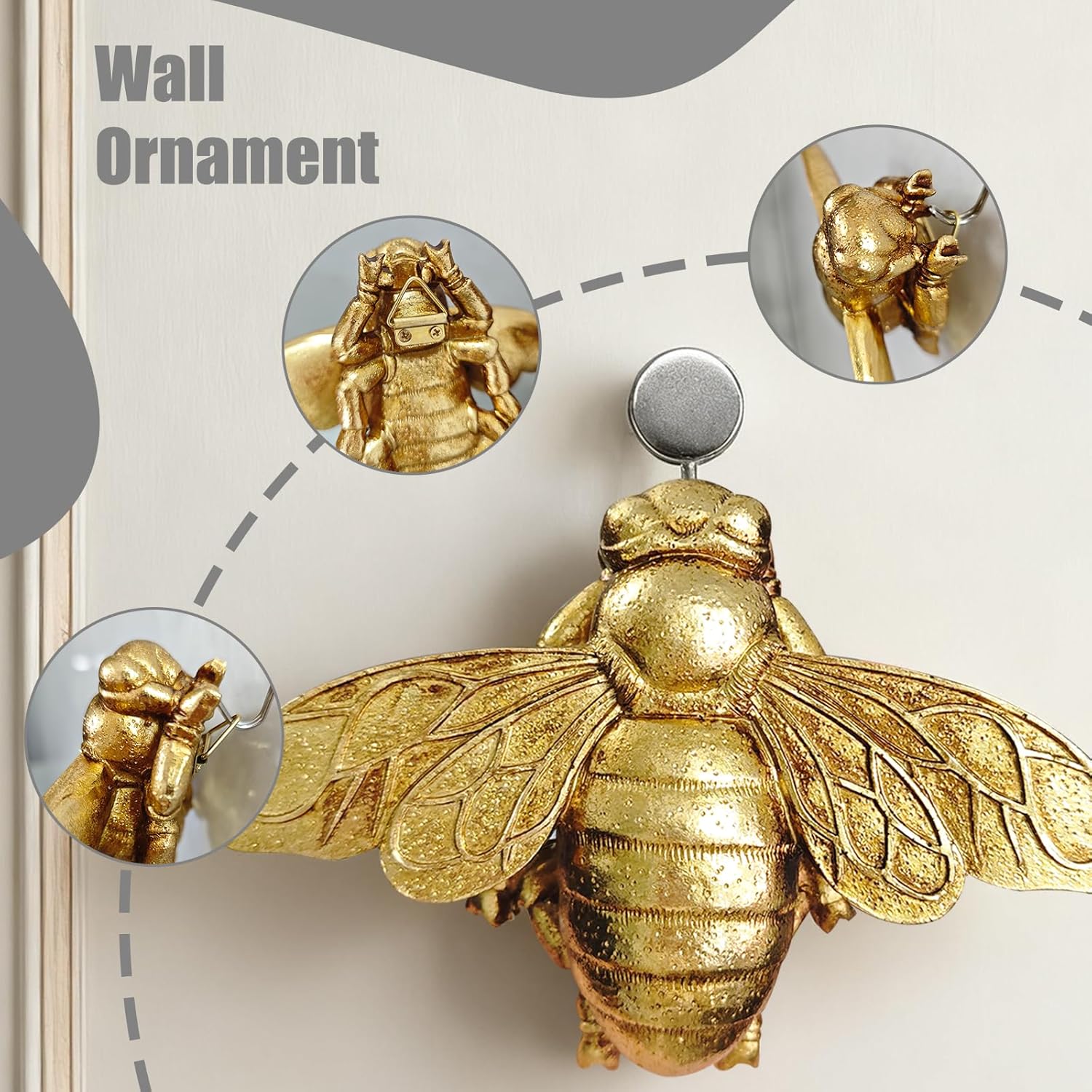 Escultura de Pared de Abeja Do - Resin Art Easy reseña y precio