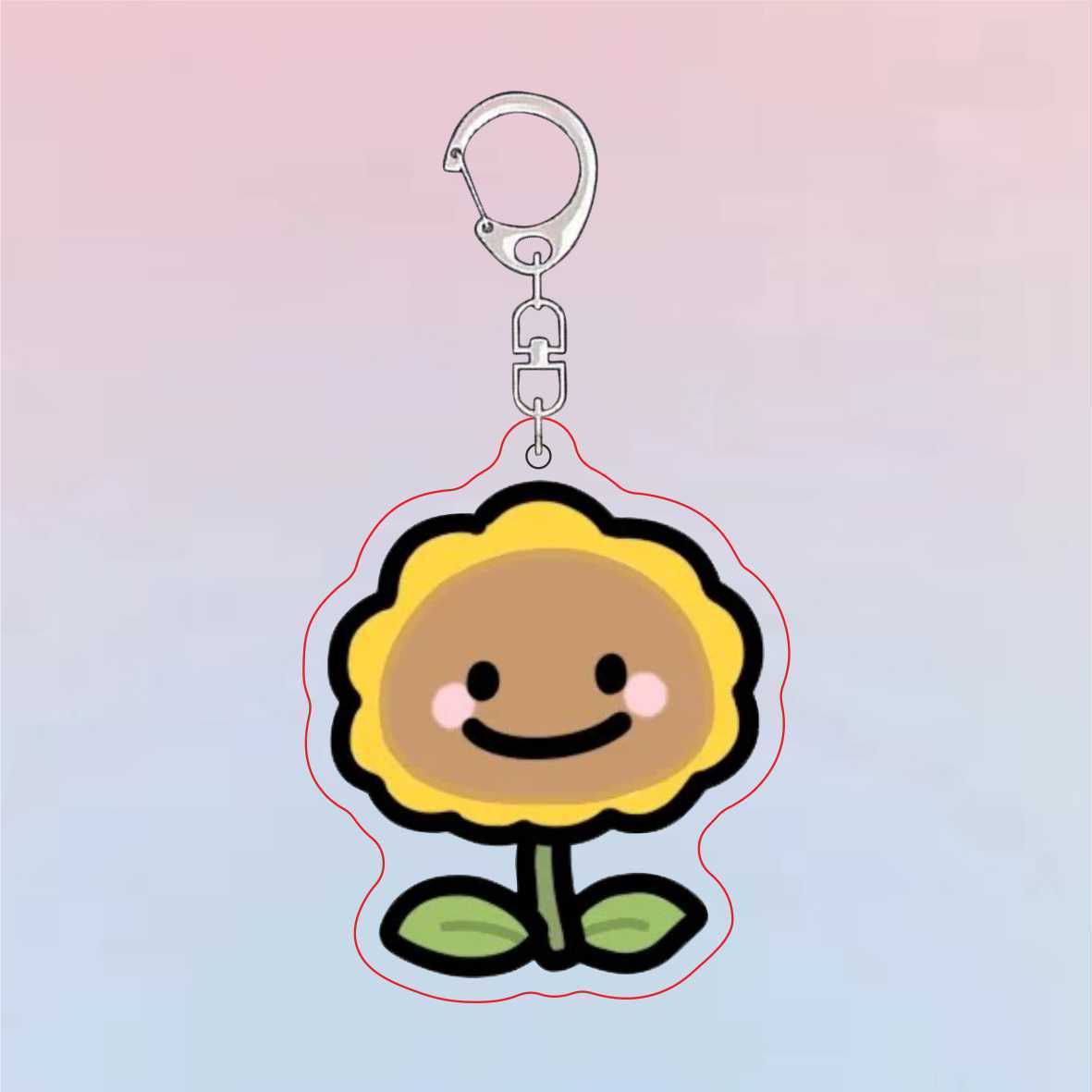Llavero Acrílico de Plants Vs  - Resin Art Keychain reseña y precio