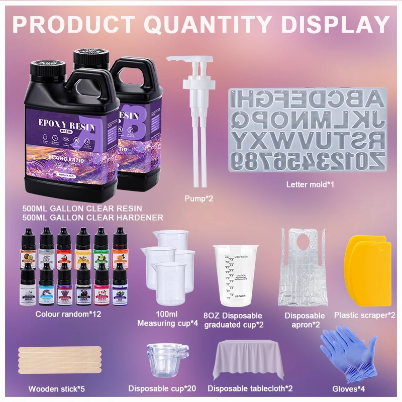 Kit de resina epoxi, Kit de re - Resin Art Easy reseña y precio