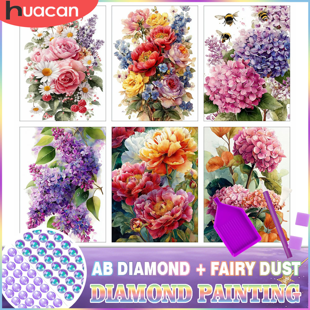 Kit de Pintura de Diamantes HU - Resin Art With Rose reseña y precio