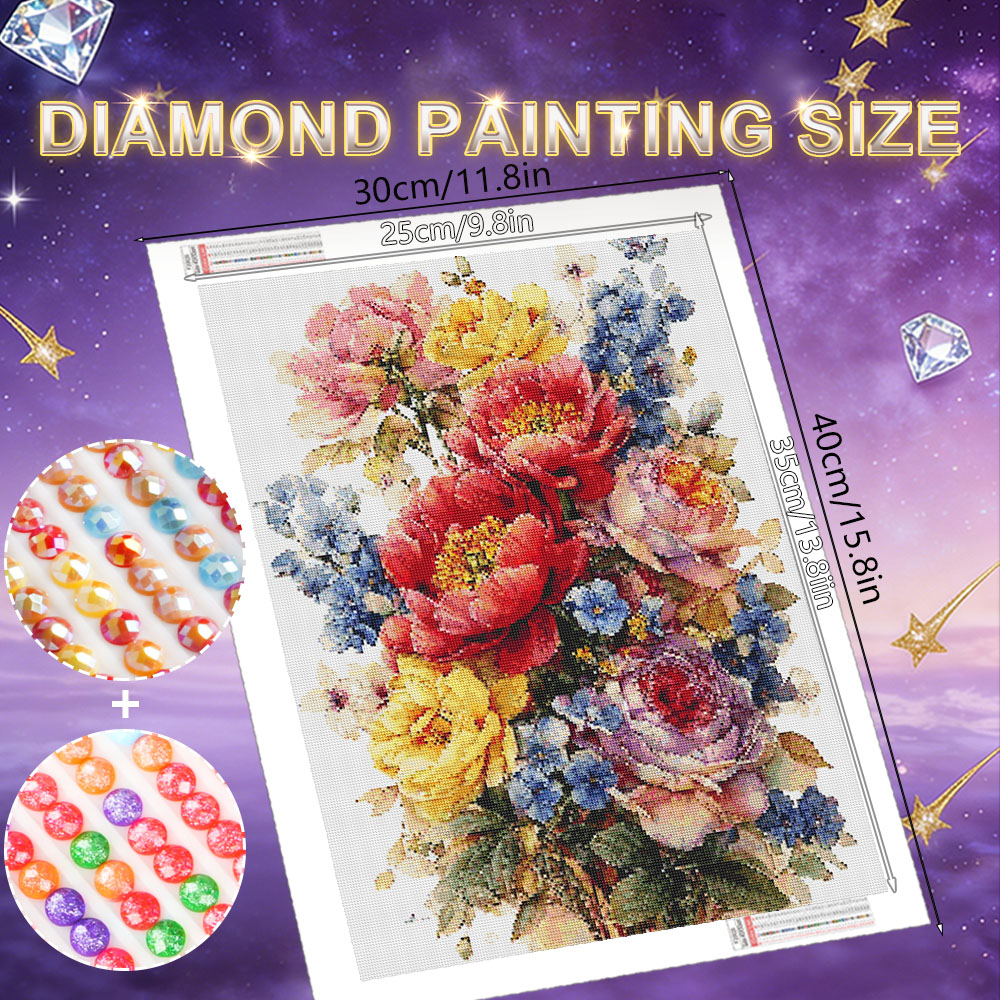 Kit de Pintura de Diamantes HU - Resin Art With Rose reseña y precio