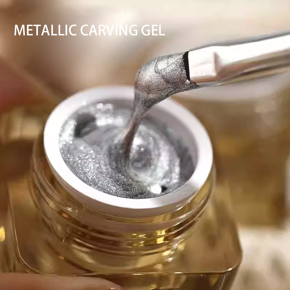 Gel Metálico para Esculpir Uña - Resin Art With Rose reseña y precio