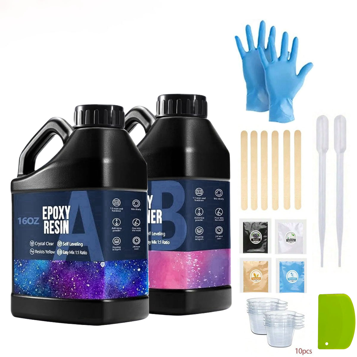 Kit de resina Epoxy transparen - Resin Art Easy reseña y precio