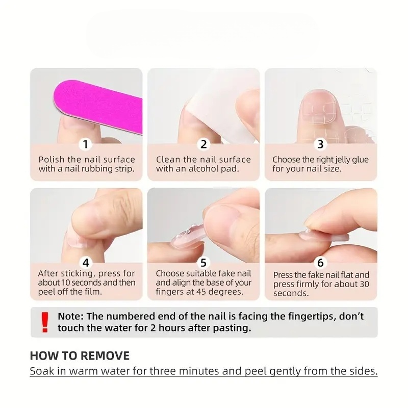10 Uñas Postizas Cortas Cuadra - Resin Art And Deco reseña y precio